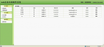 002+jsp邮件系统ssh+sqlserver（150元）