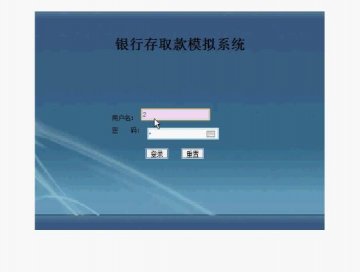 jsp462银行存取款模拟系统(jsp+sqlserver)（150元）