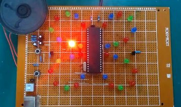 8014+单片机音乐流水灯控制装置设计c(300元）