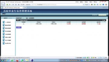 566+jsp毕业生管理系统ssh+SqlServer(150元)