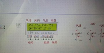 025+单片机气象数据自动采集器（仿真）（400元）